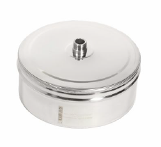 Крышка для тройника d = 130 мм с конденсатоотводом  Н ТИС (430 СТАНДАРТ)