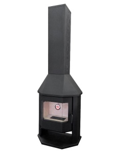Печь-камин МЮНХЕН ГИГАНТ черный