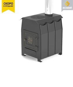 Печь отопительная ВЕЗУВИЙ КОМФОРТ 100 дверца ДТ-3  (2)