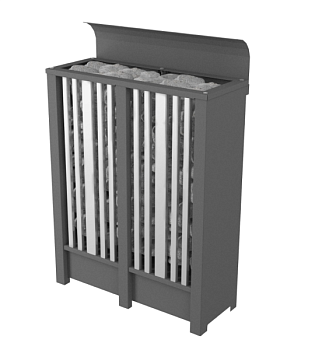 Электрокаменка GEOS- CITY WALL 9  установка установка у стены в сауне (8-14 м.куб)